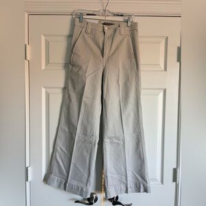 Joe's Jeans Wide Leg Jeans Light Gray